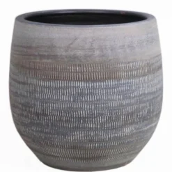 Pot Olav Gris/Brun 18 Cm